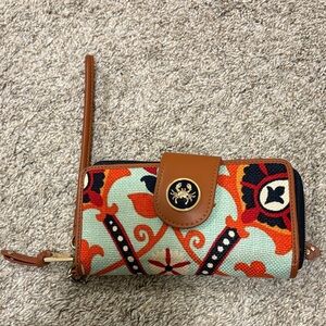 Spartina 449 Vibrant Patterned Wristlet